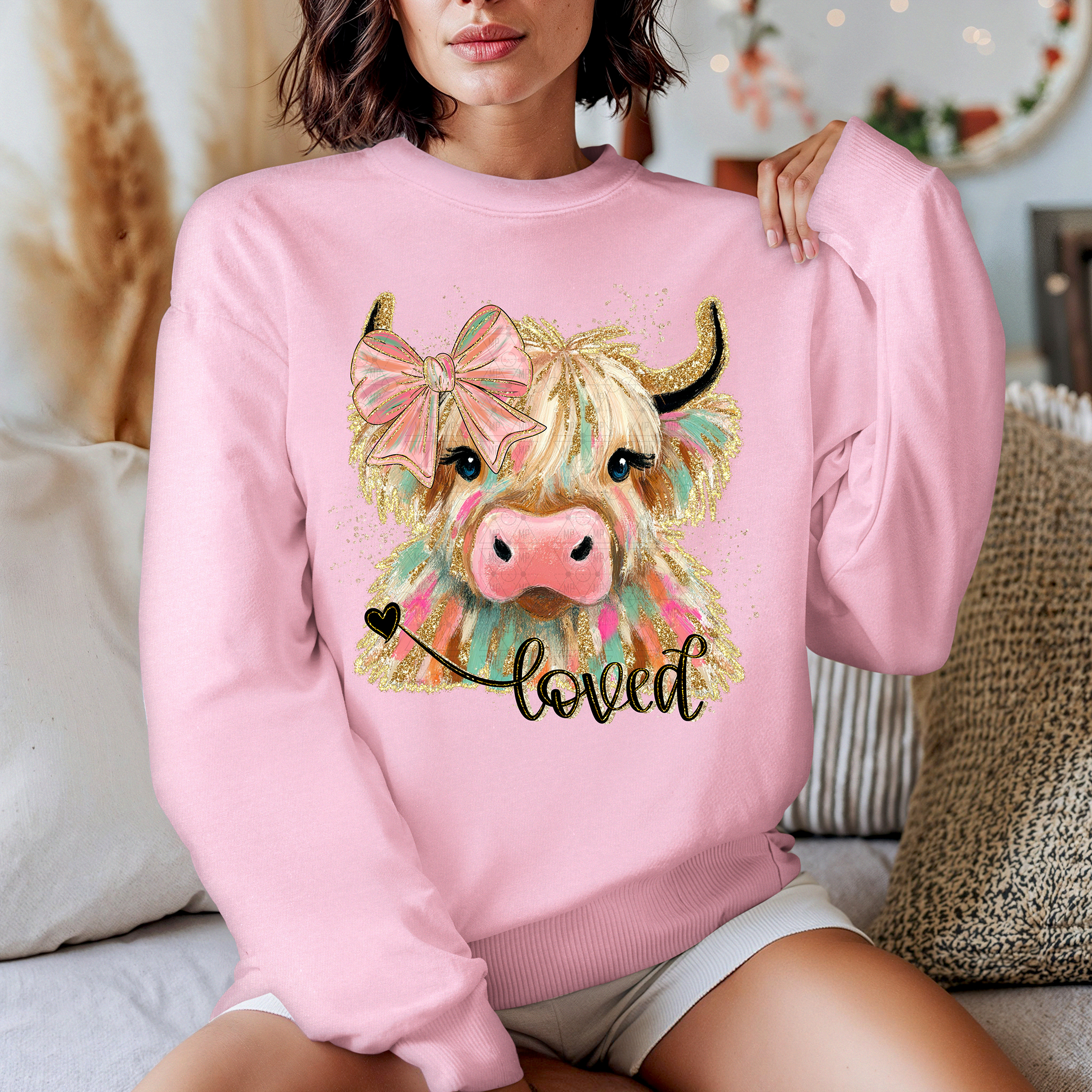 Painted Highland Cow Loved