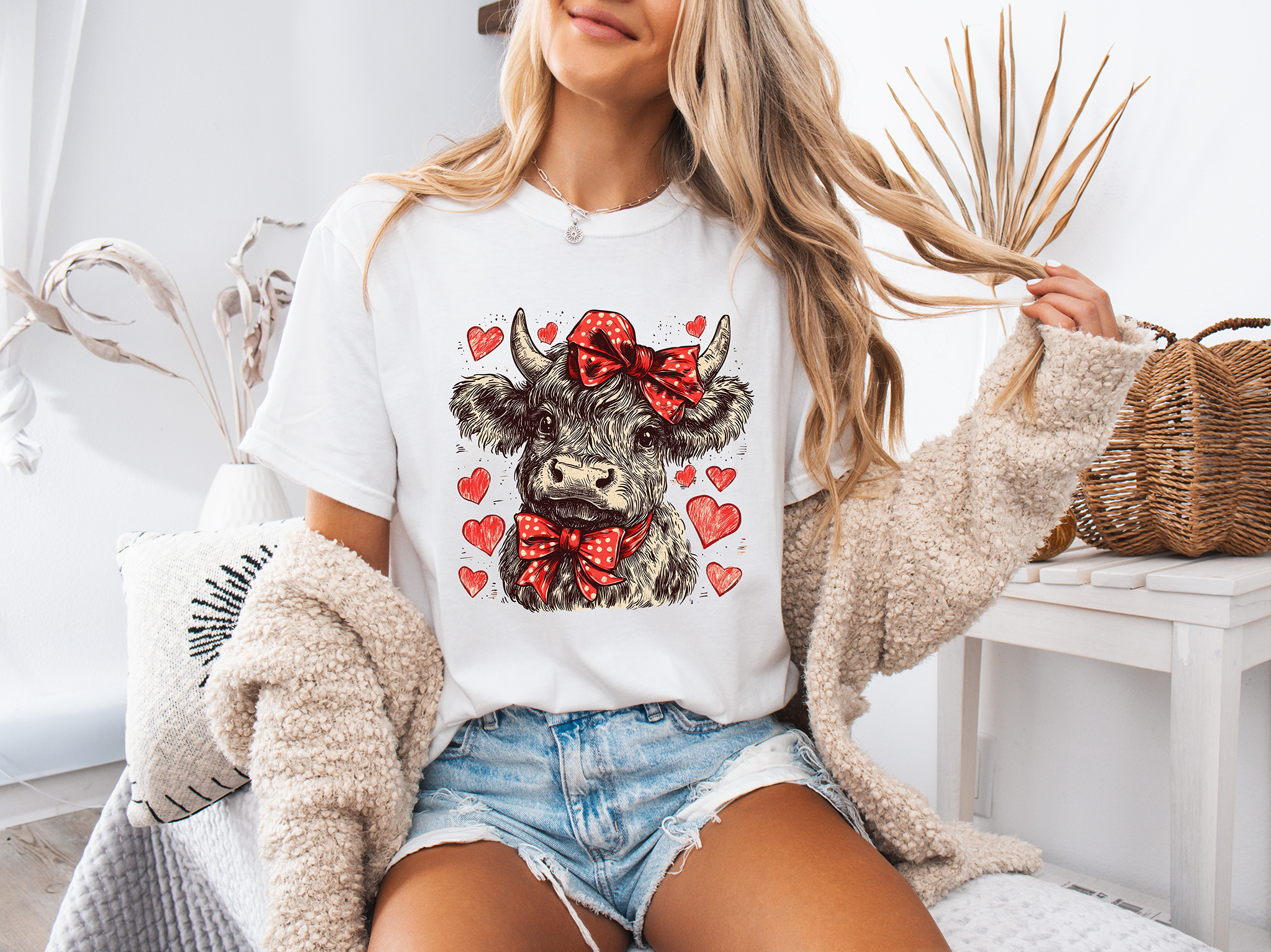 Valentine Highland Cow