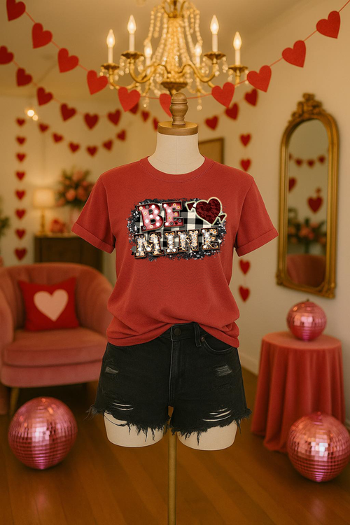 Load image 1 in gallery view. Marquee Checkered Be Mine