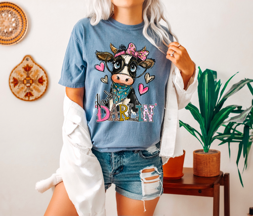 Load image 1 in gallery view. Cute Highland Howdy Darlin