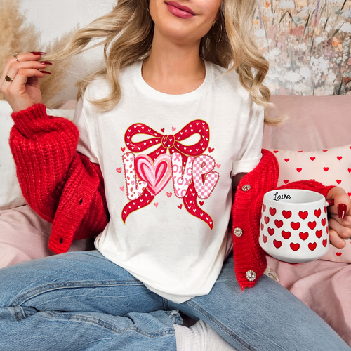 Load image 1 in gallery view. Preppy Love with Bow