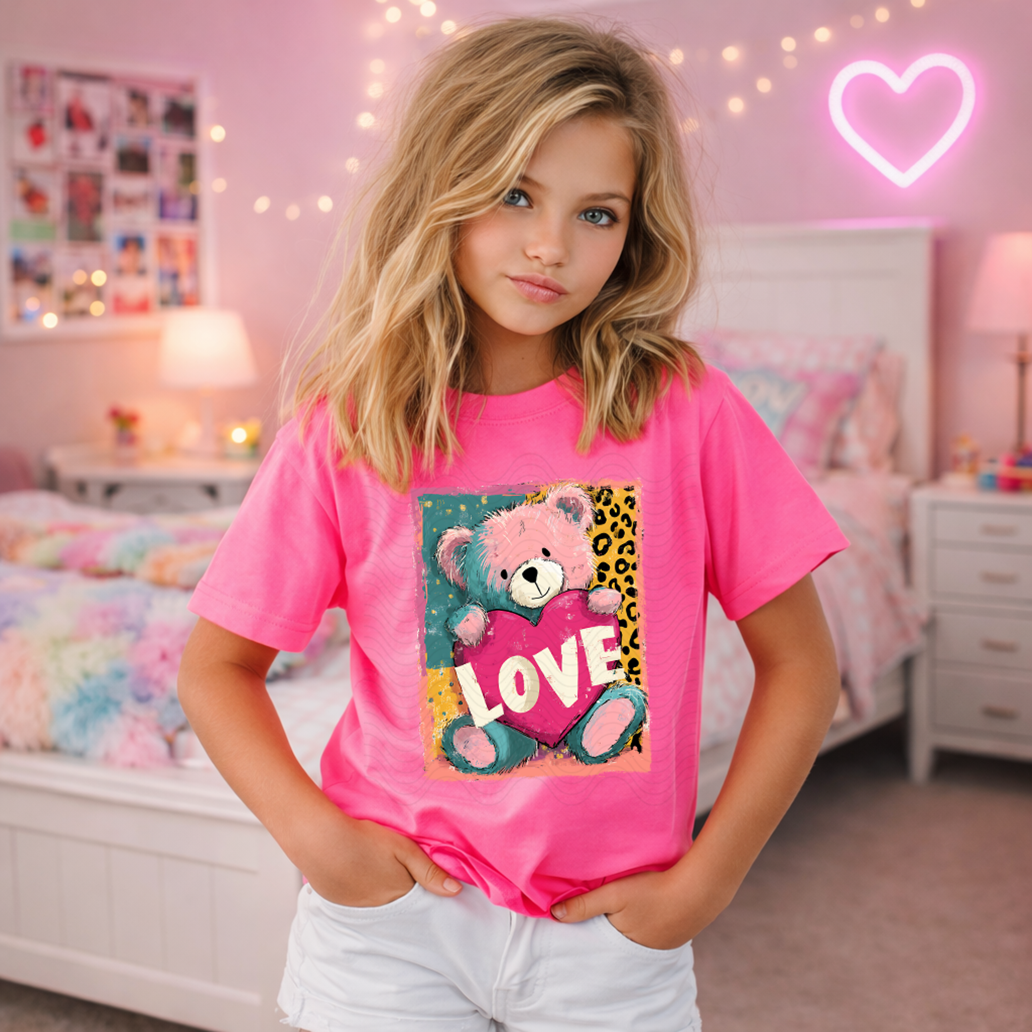 Retro Bear Love