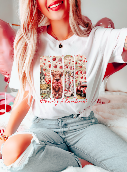 Load image 1 in gallery view. Red Swatch Happy Valentines