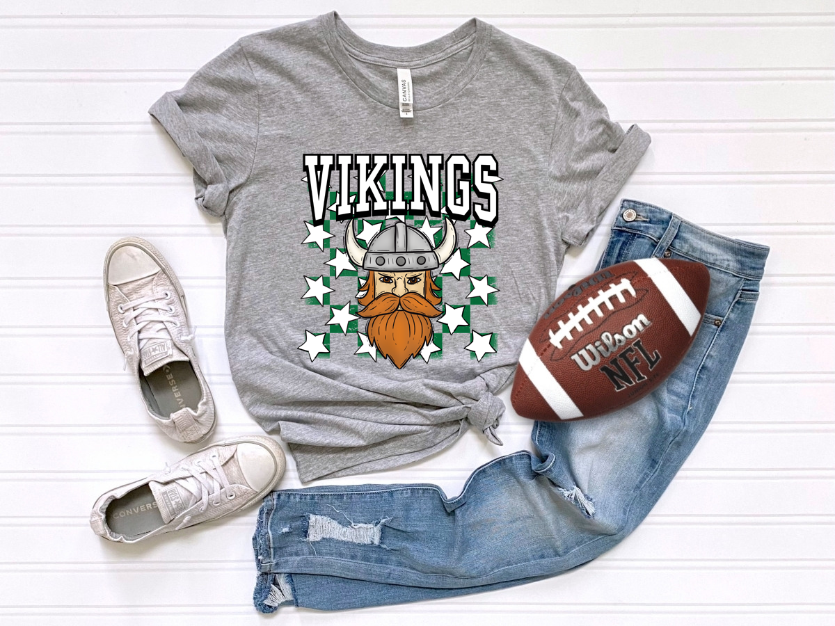 Checkered Vikings Green