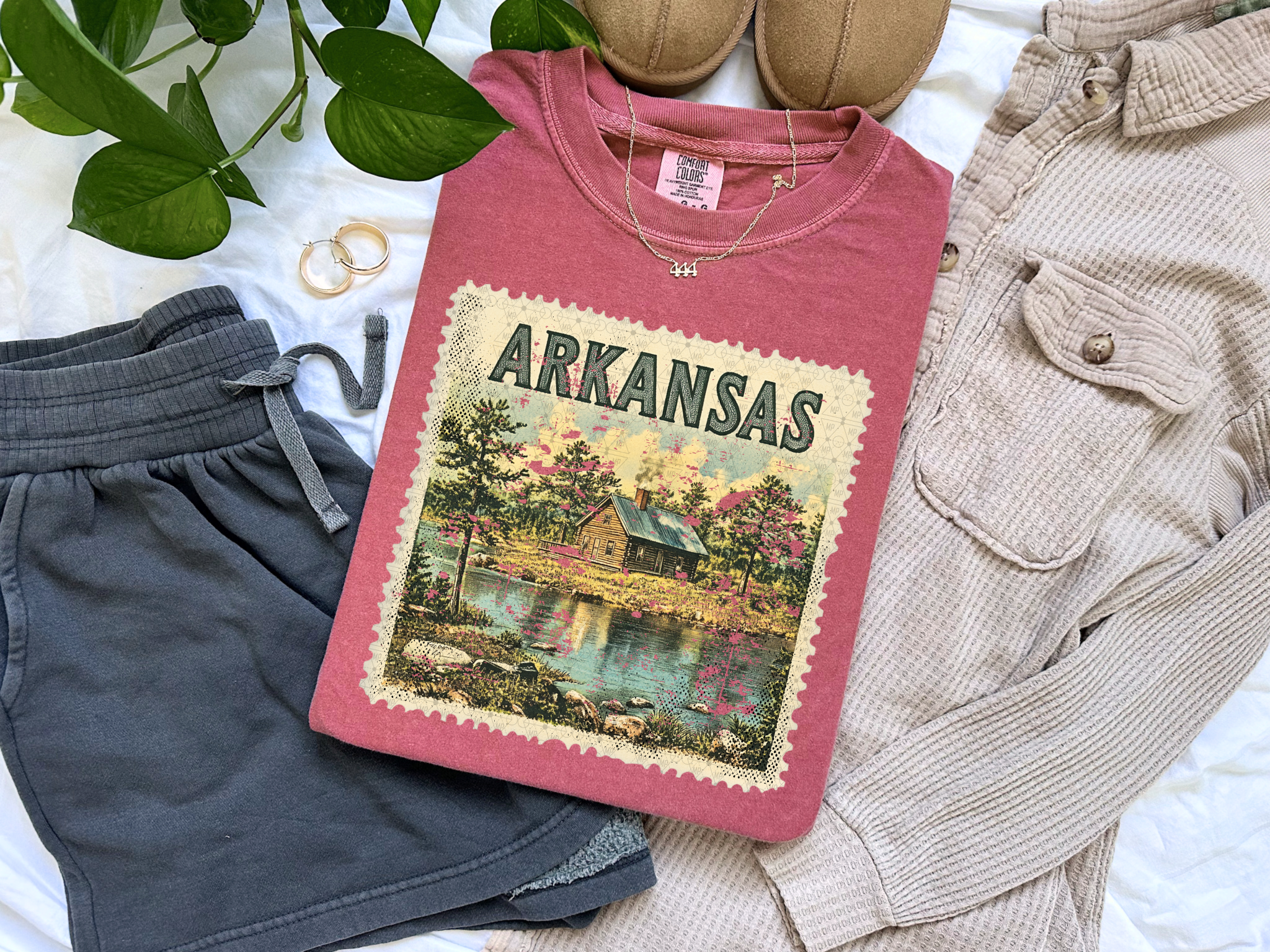 Vintage Stamp Arkansas