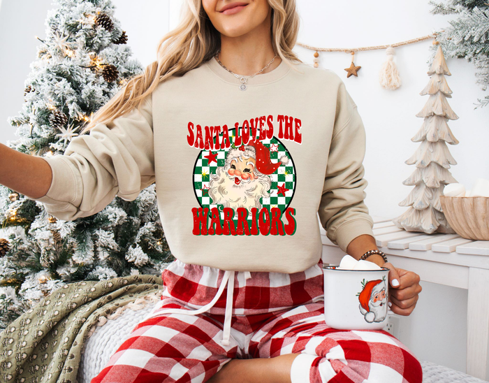 Santa Loves The Warriors