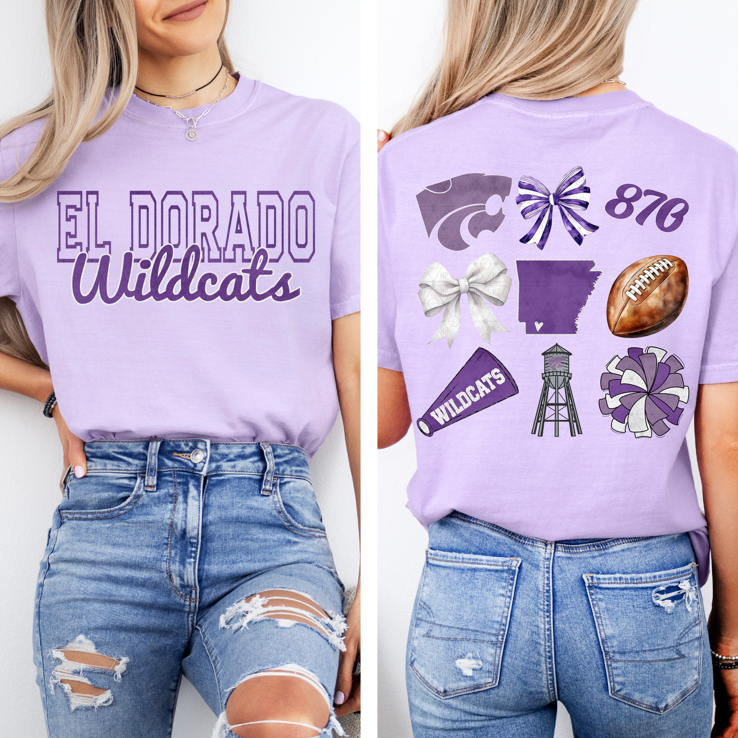 Watercolor Wildcats