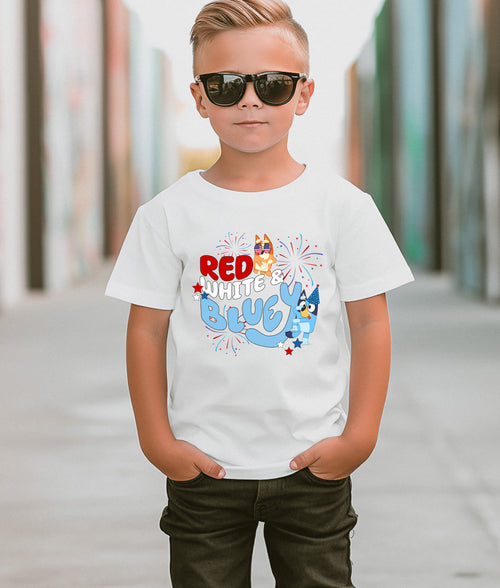 Load image 1 in gallery view. Red White and Blue Pow