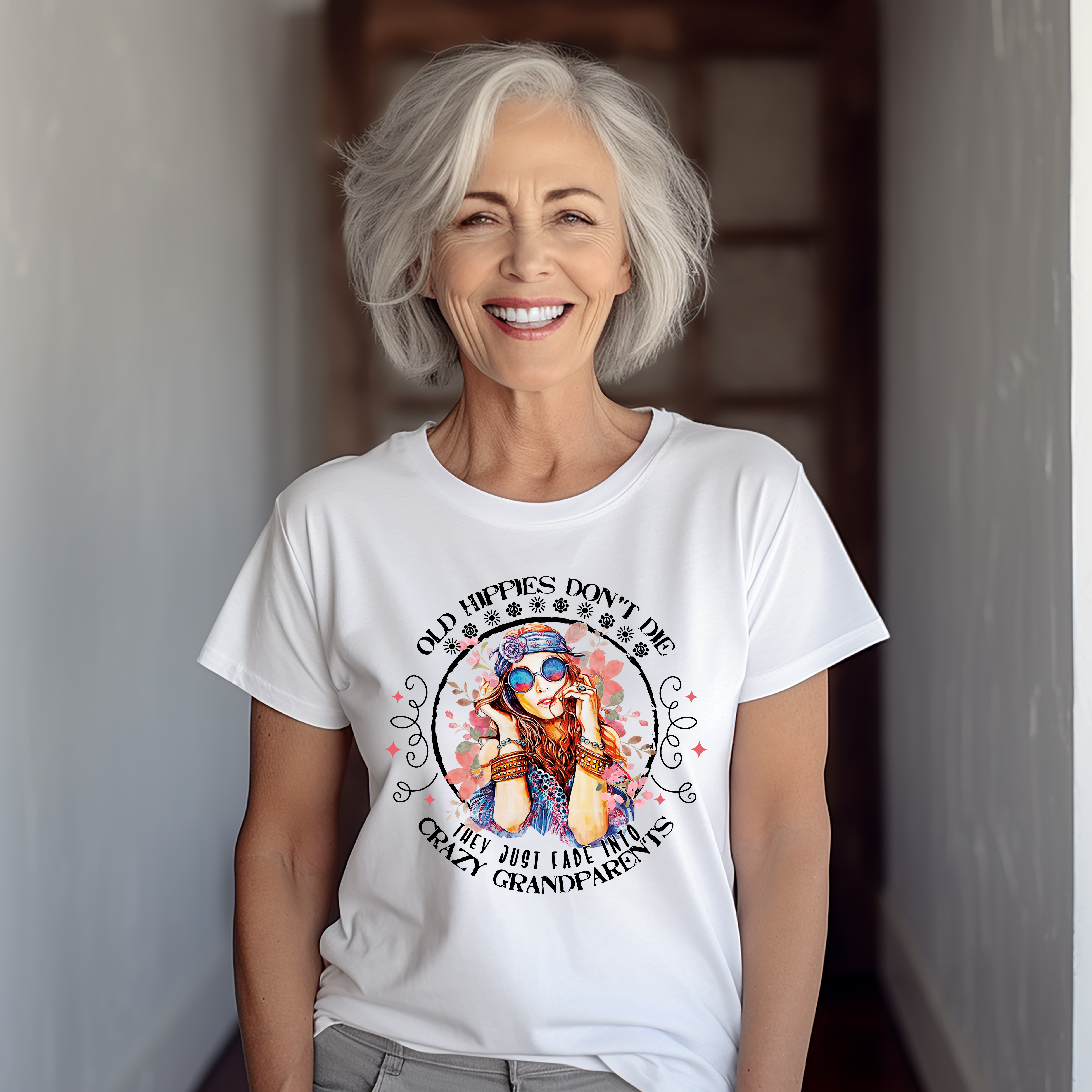 Old Hippies Don't Die They Just Fade Into Crazy Grandmas