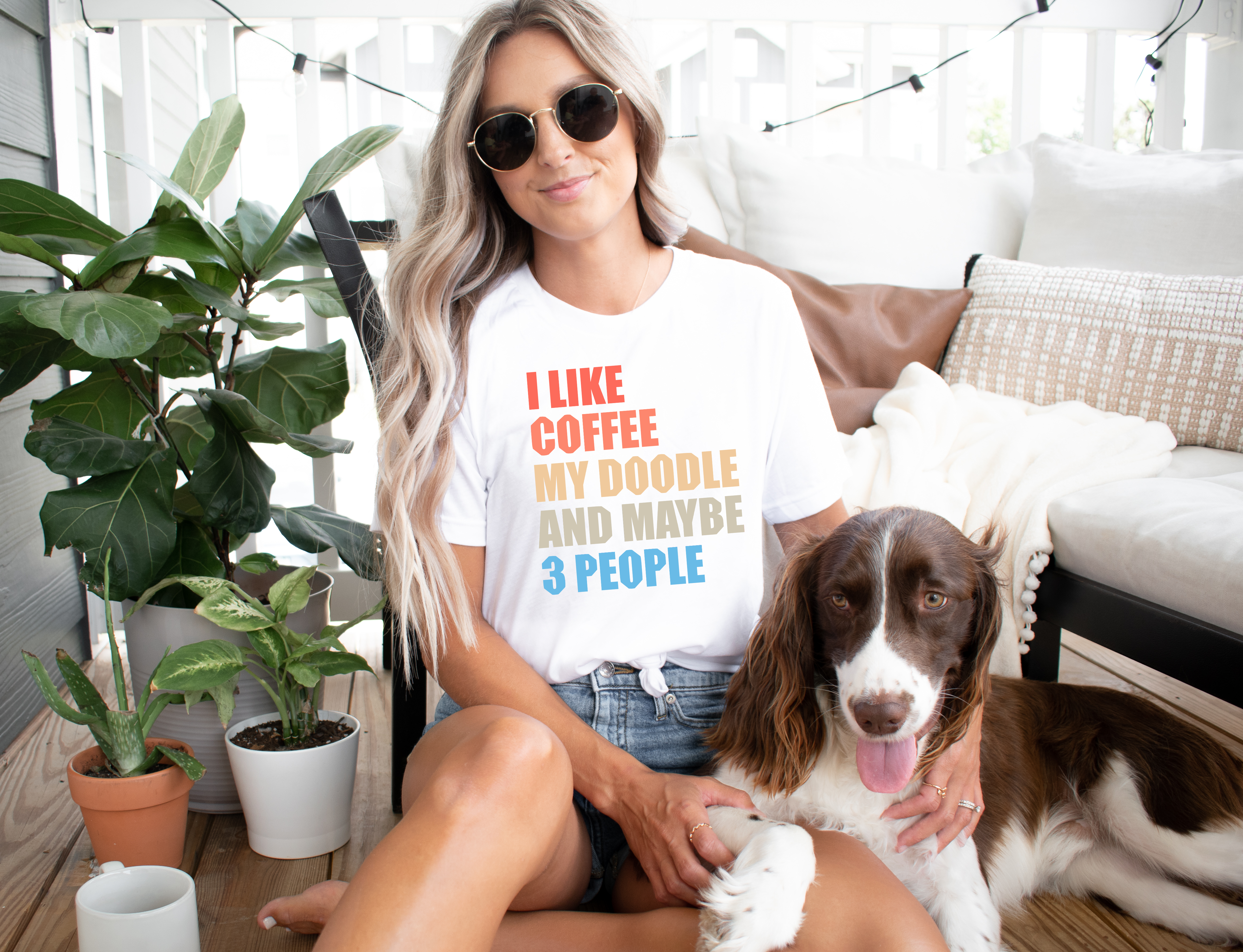 I Like Coffee My Doodle And Maybe 3 People