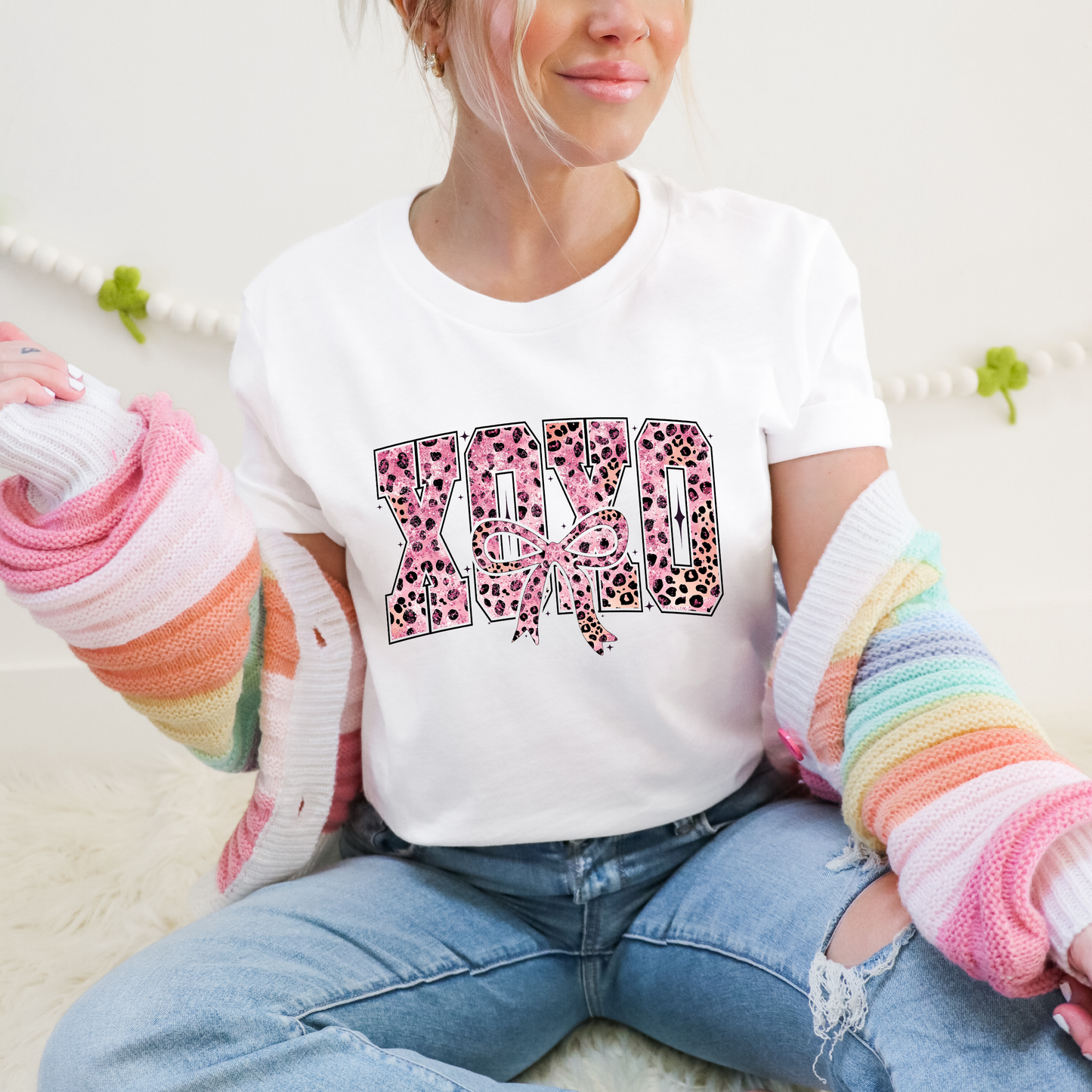 XOXO Pink Leopard Print