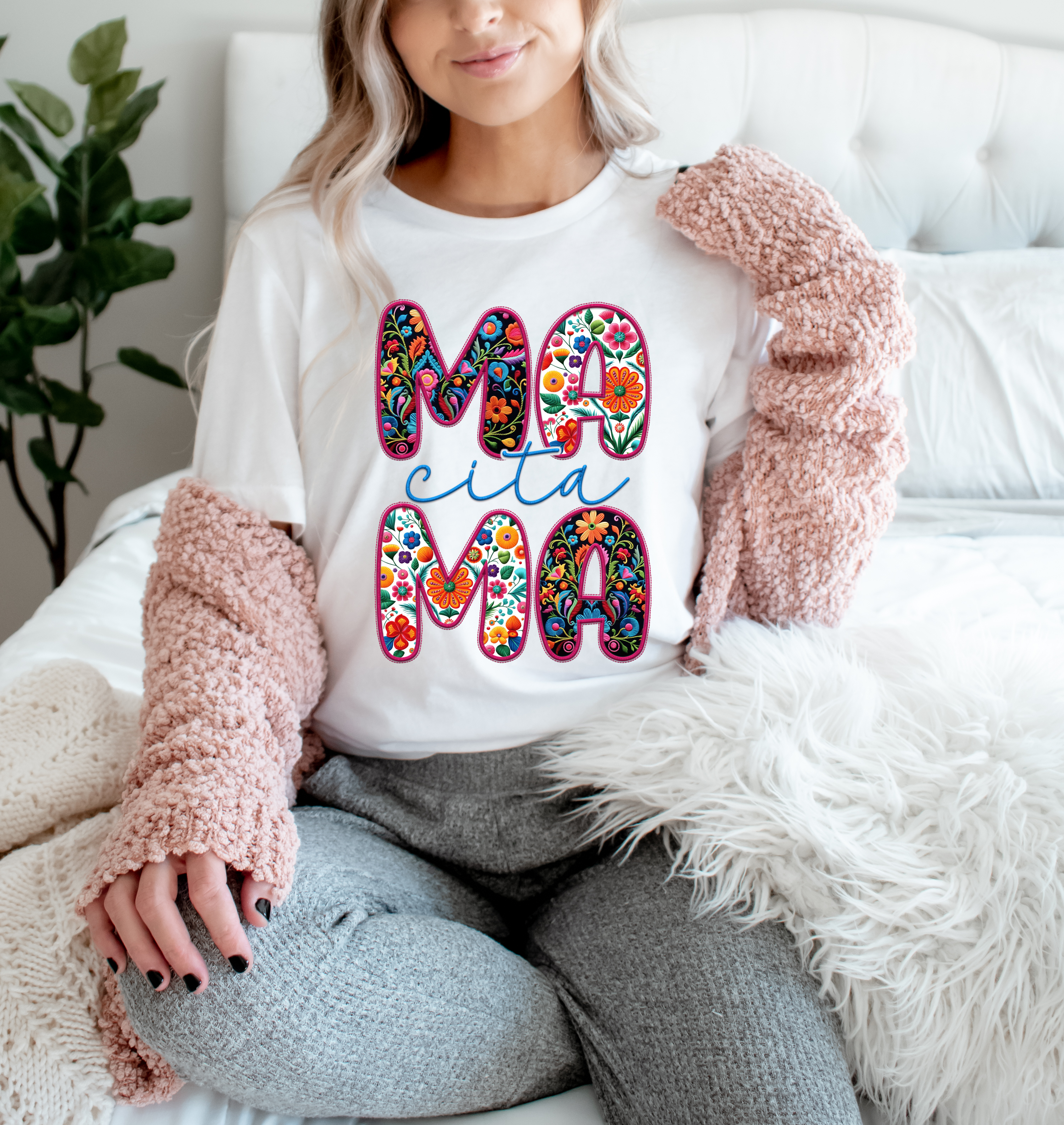 MAMA Cita Faux Embroidery