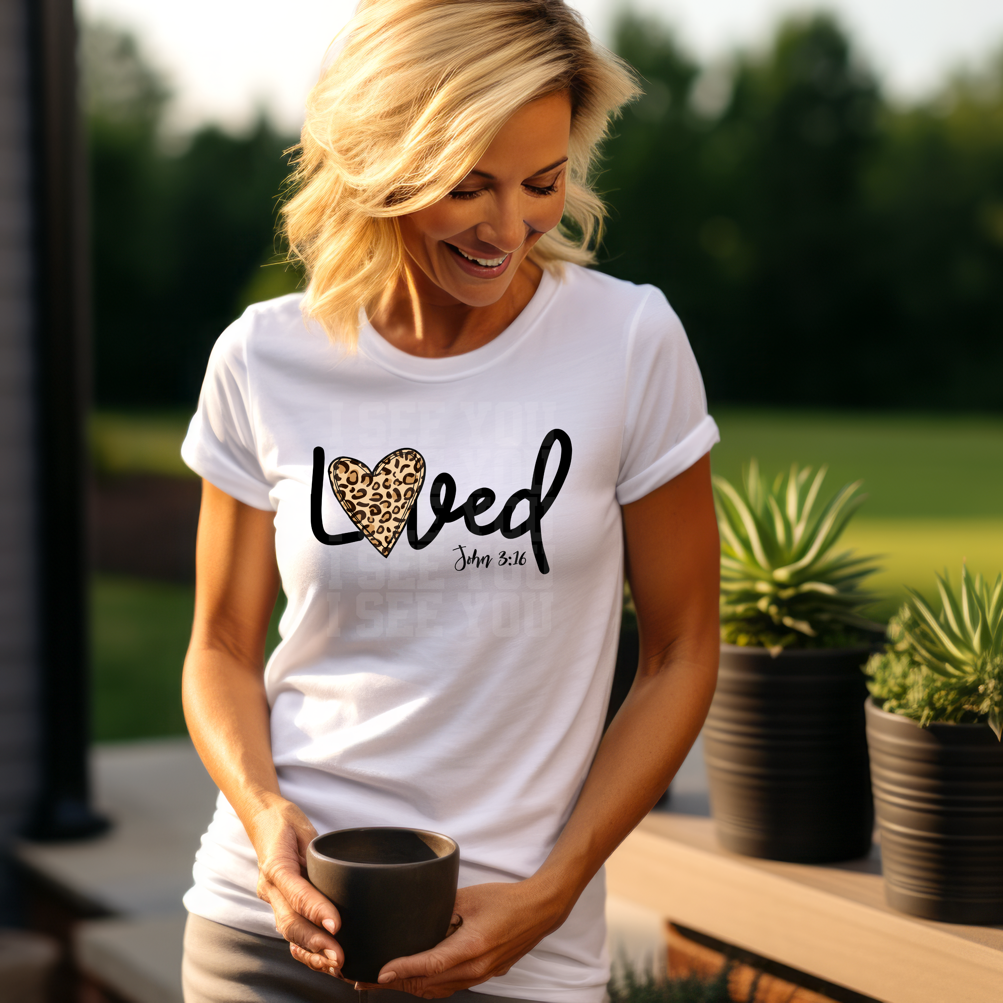 Leopard Heart Loved John 3:16