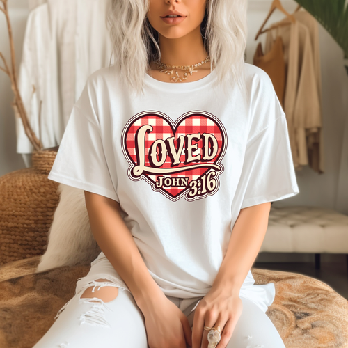 Load image 1 in gallery view. Loved John 3:16