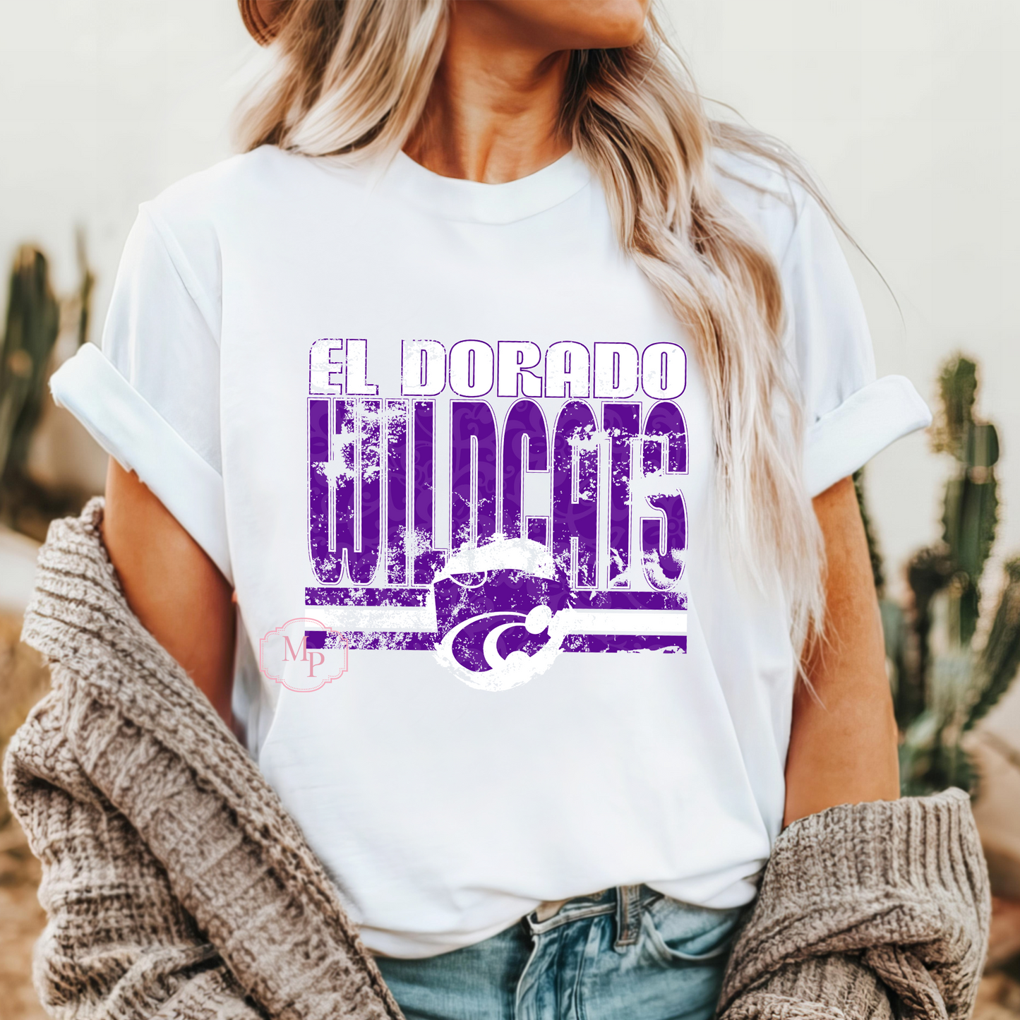 Distressed El Dorado Wildcats