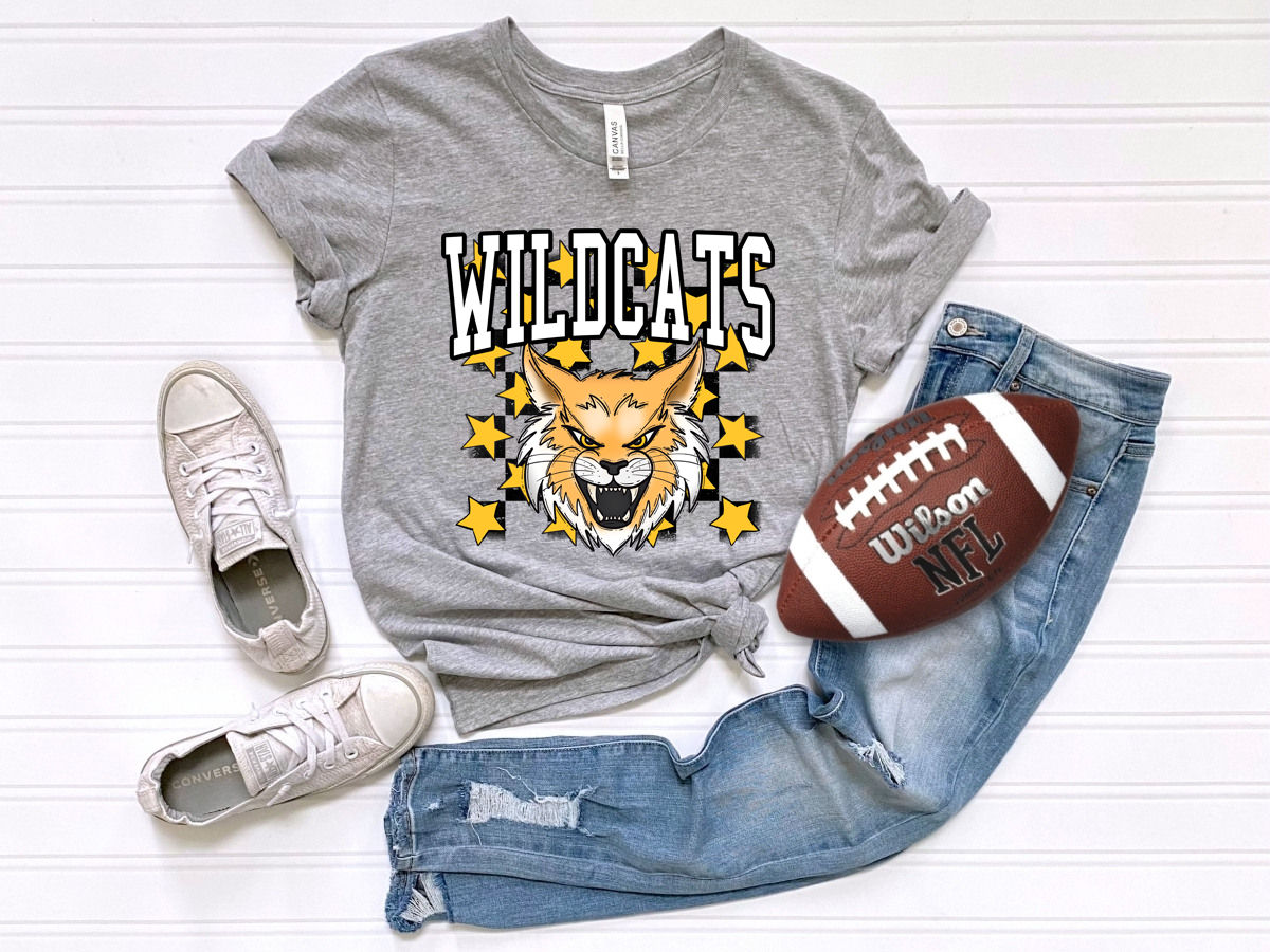 Checkered Wildcat Yellow