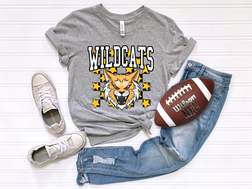 Load image 1 in gallery view. Checkered Wildcat Yellow