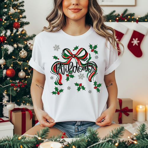 Load image 1 in gallery view. Preppy Christmas Wildcats