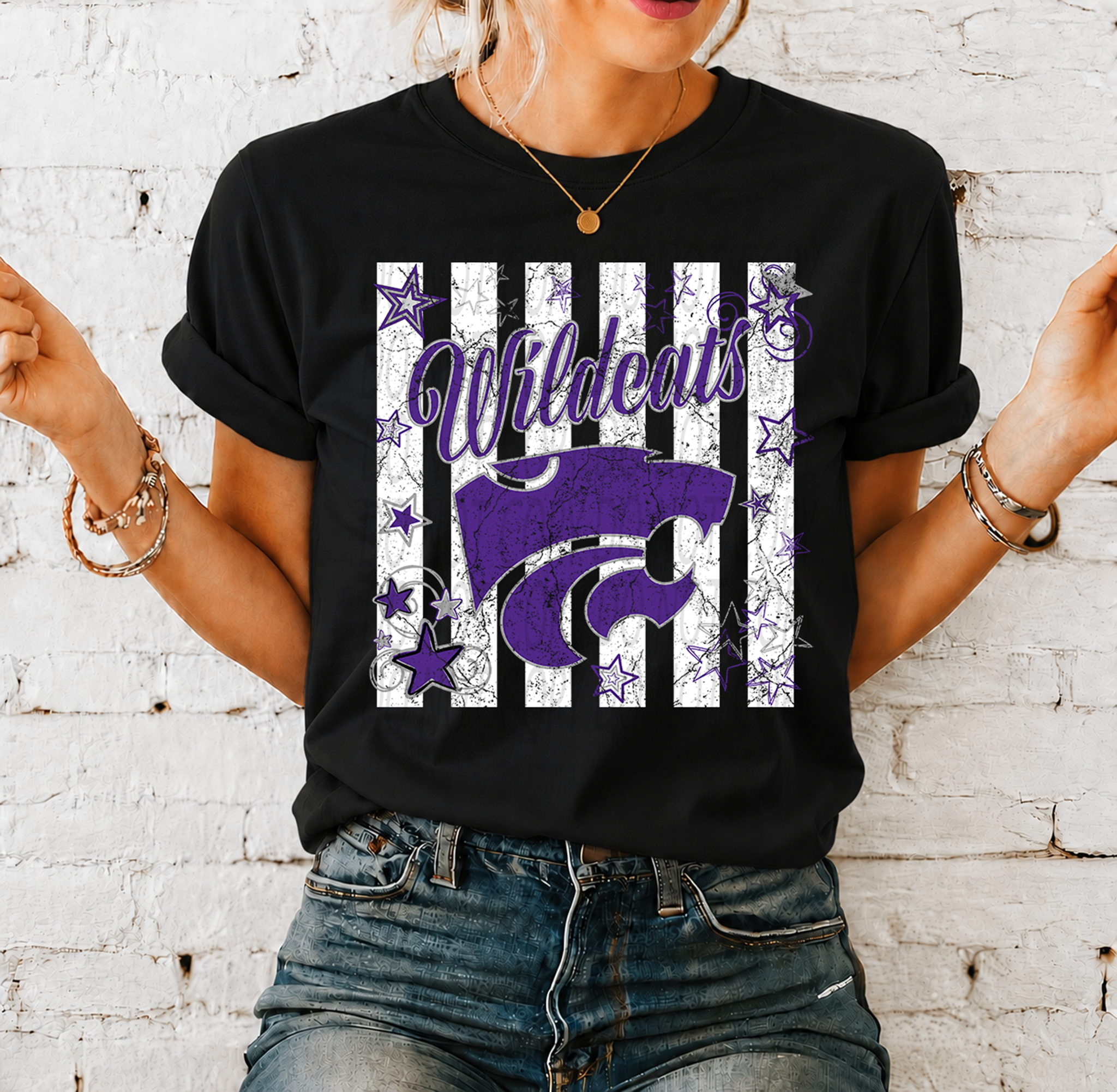 Mascot with Stripes