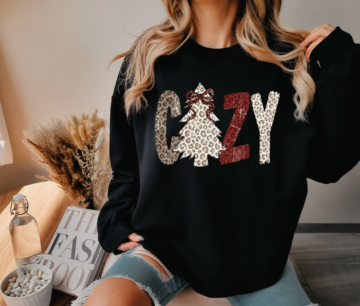 Cozy with Leopard Christmas Tree