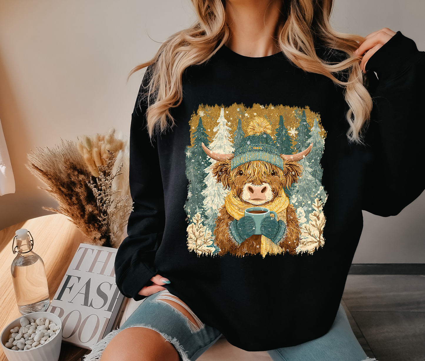 Cozy Painted Winter Highland