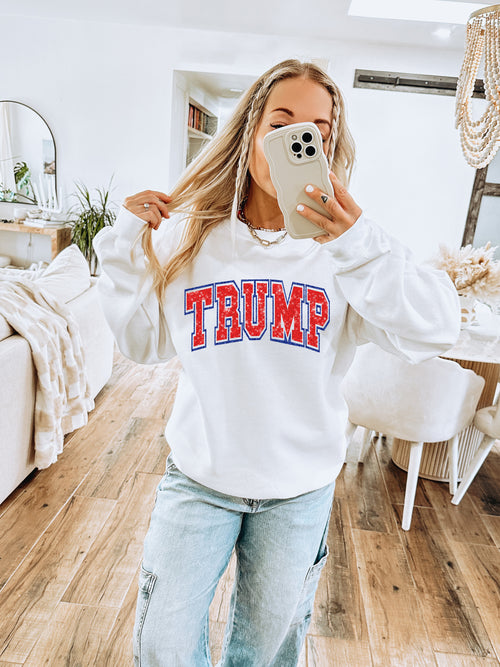 Load image 1 in gallery view. TRUMP Faux Sequin