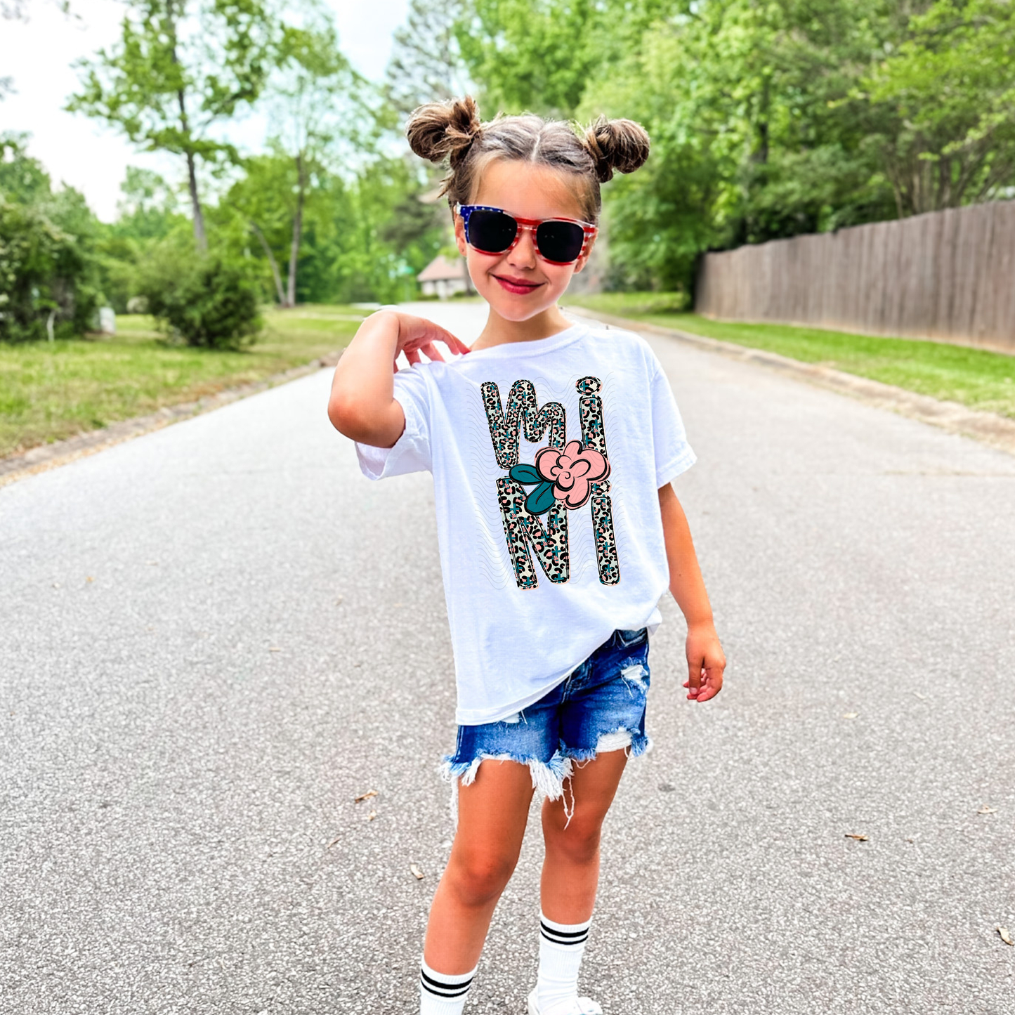 Leopard Floral Mini