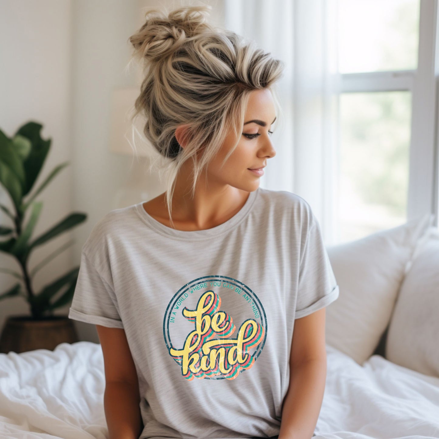 Distressed Be Kind Circle