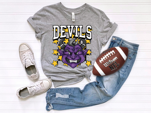Load image 1 in gallery view. Checkered Devils Purple
