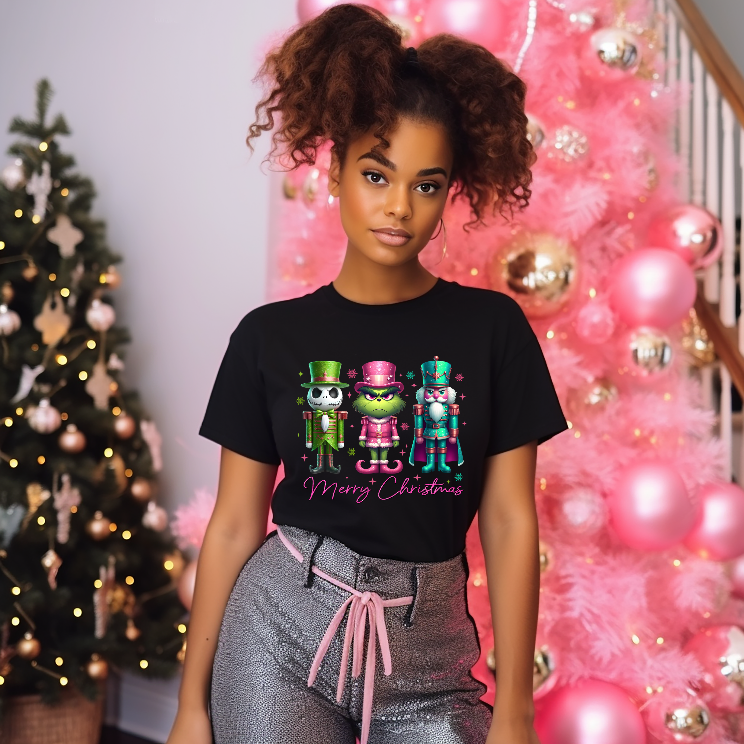 Merry Christmas Neon Nutcrackers