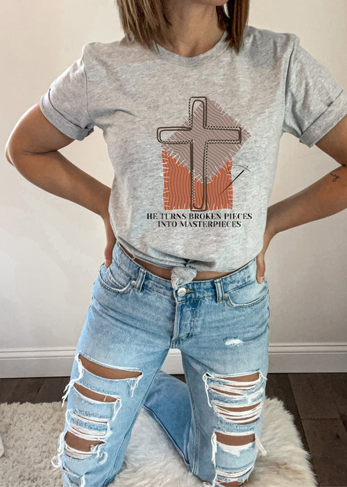 Load image 1 in gallery view. He Turns Broken Pieces into Masterpieces