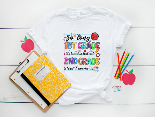 Load image 1 in gallery view. Girly So Long 1st Grade