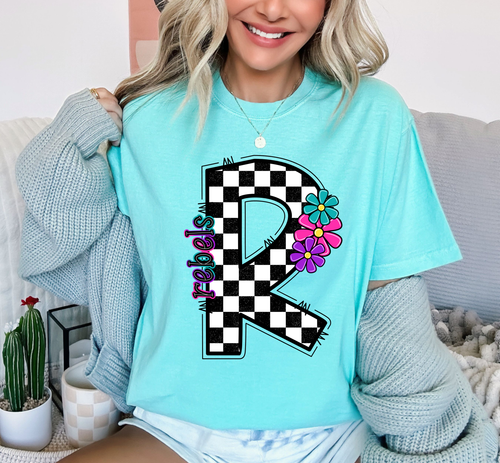 Load image 1 in gallery view. Checkered R Rebels