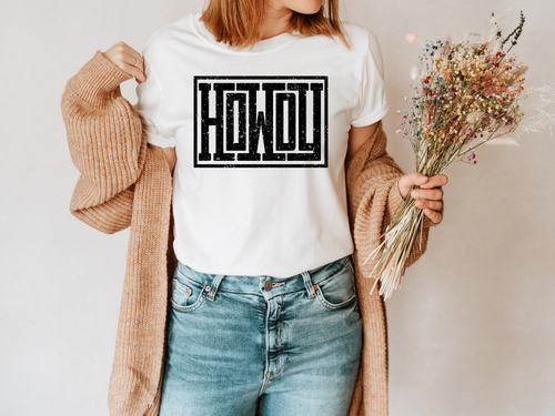 Load image 1 in gallery view. Distressed Howdy