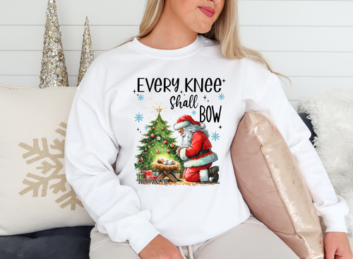 Load image 1 in gallery view. Every Knee Shall Bow Santa