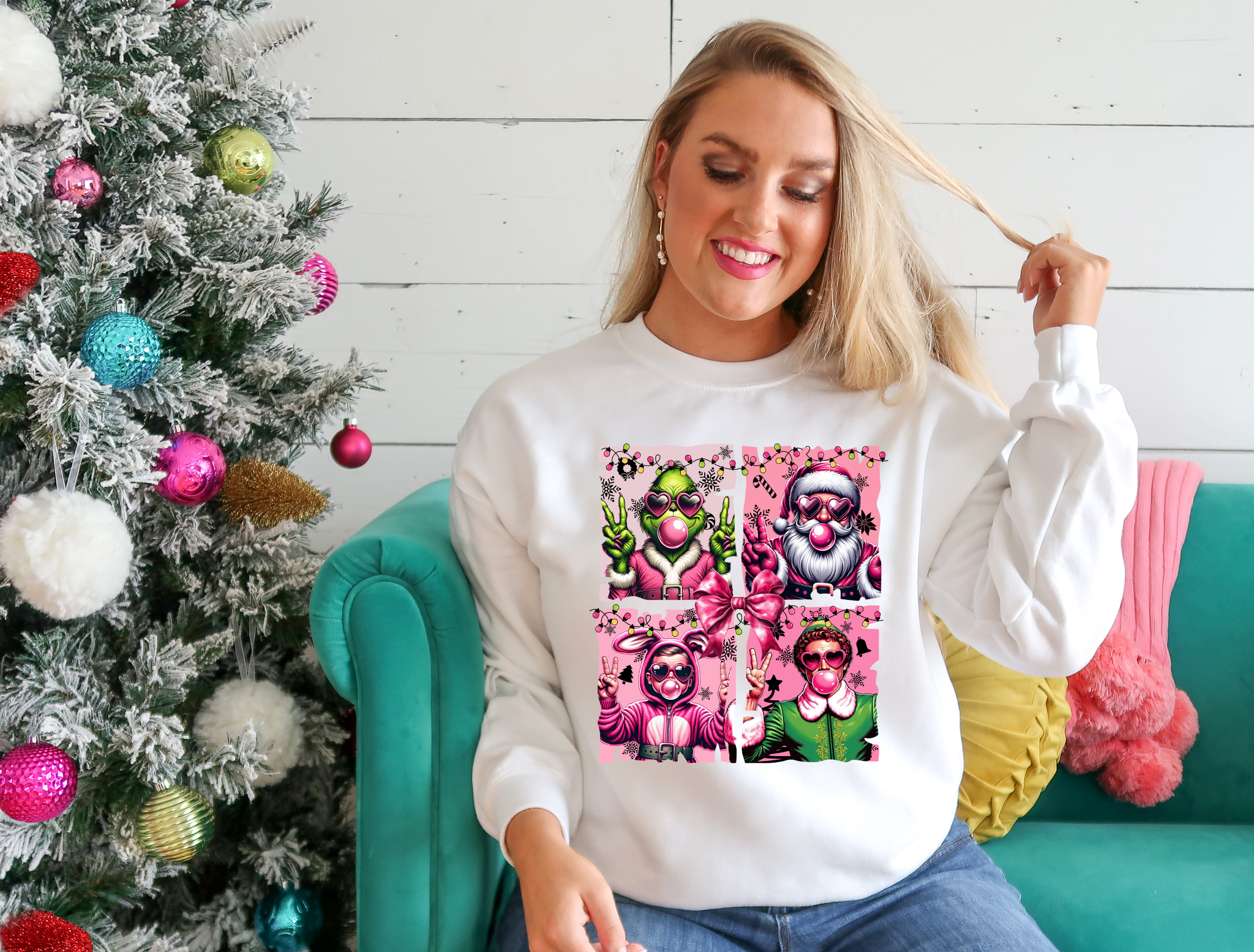 Christmas Guys Pink