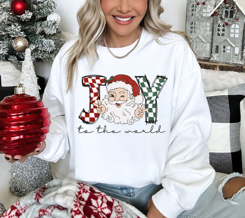 Load image 1 in gallery view. Santa Joy To The World
