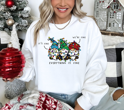 Load image 1 in gallery view. Everything Is Fine Christmas