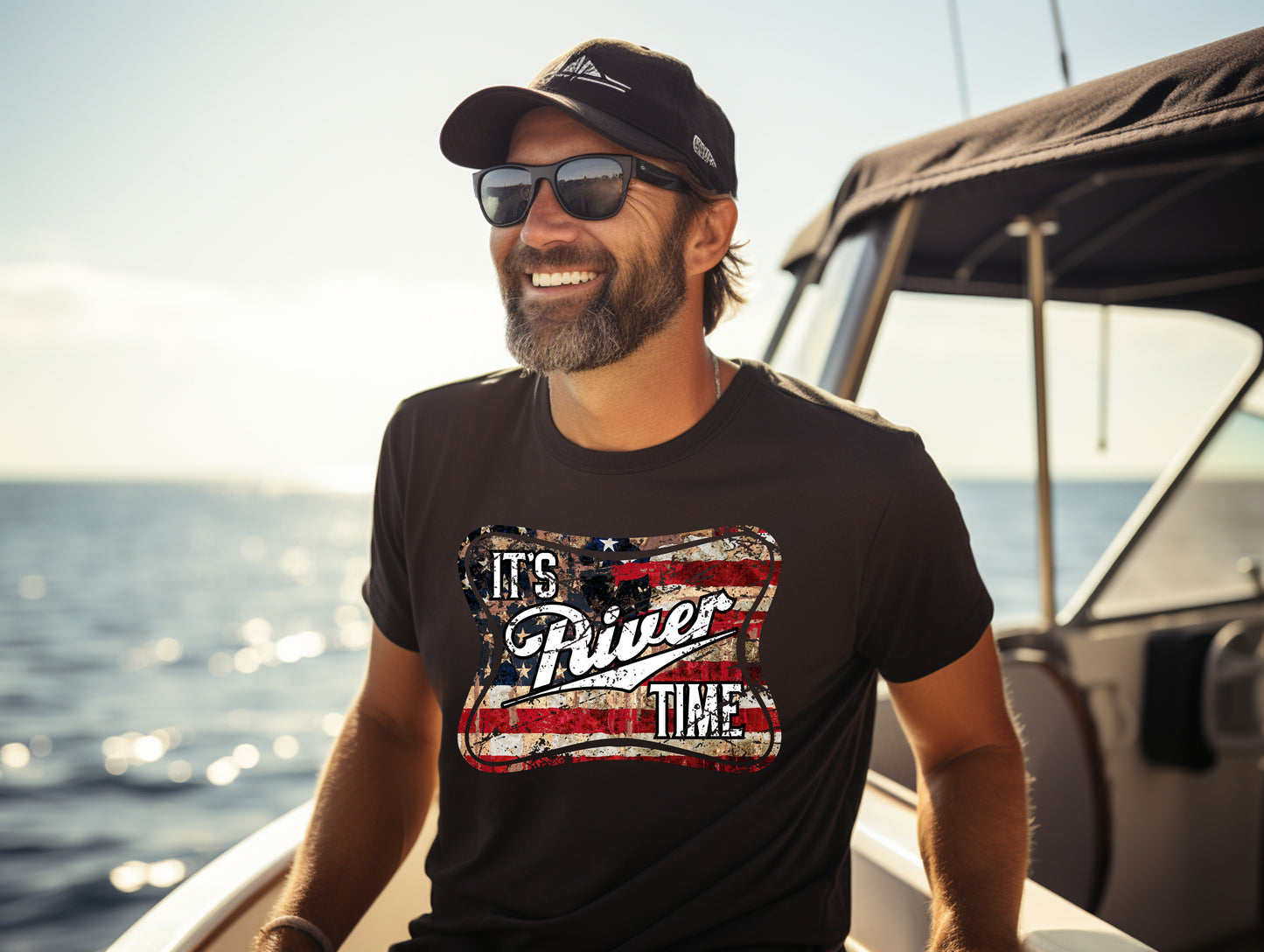 It's River Time Distressed