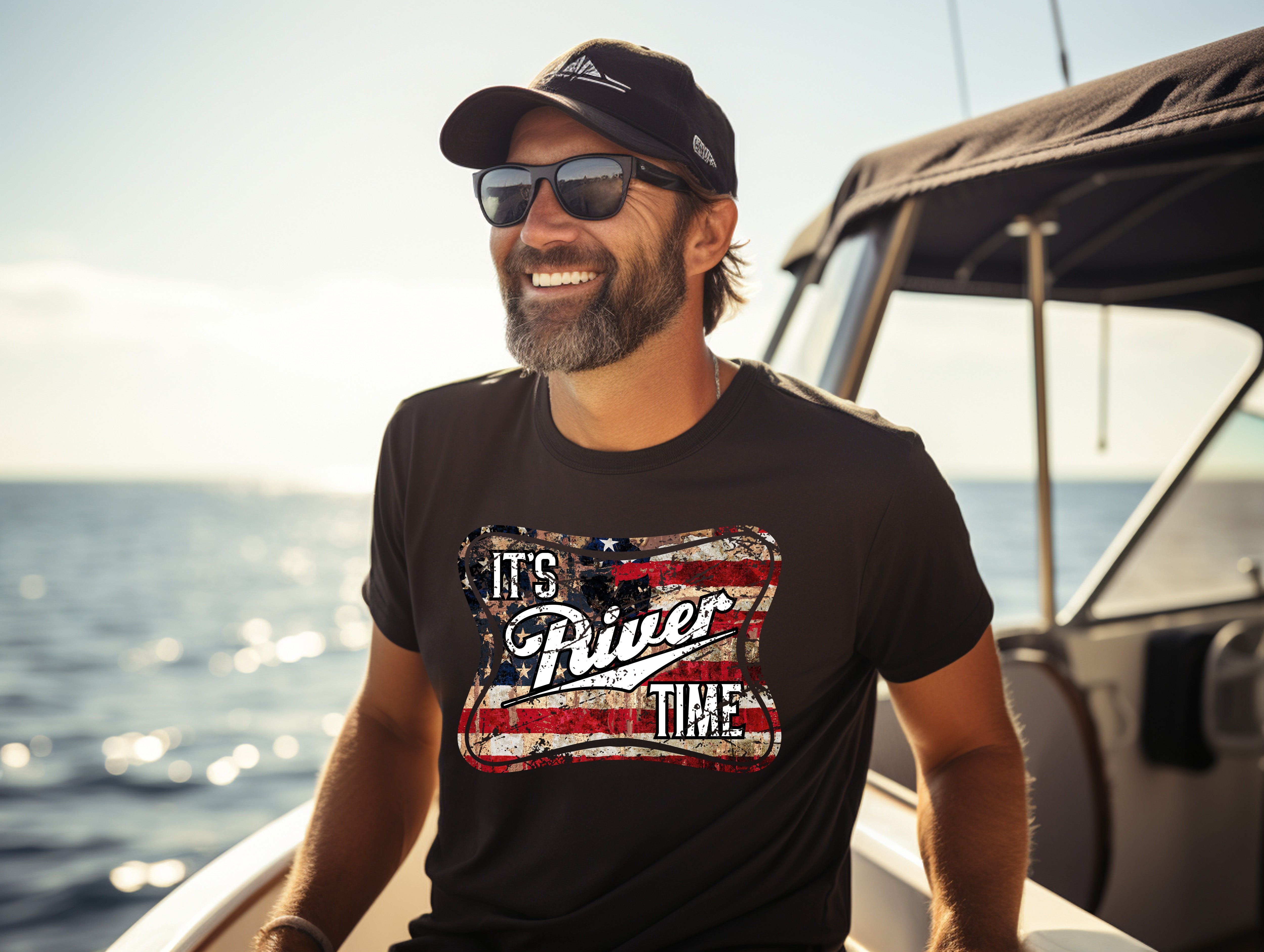 It's River Time Distressed
