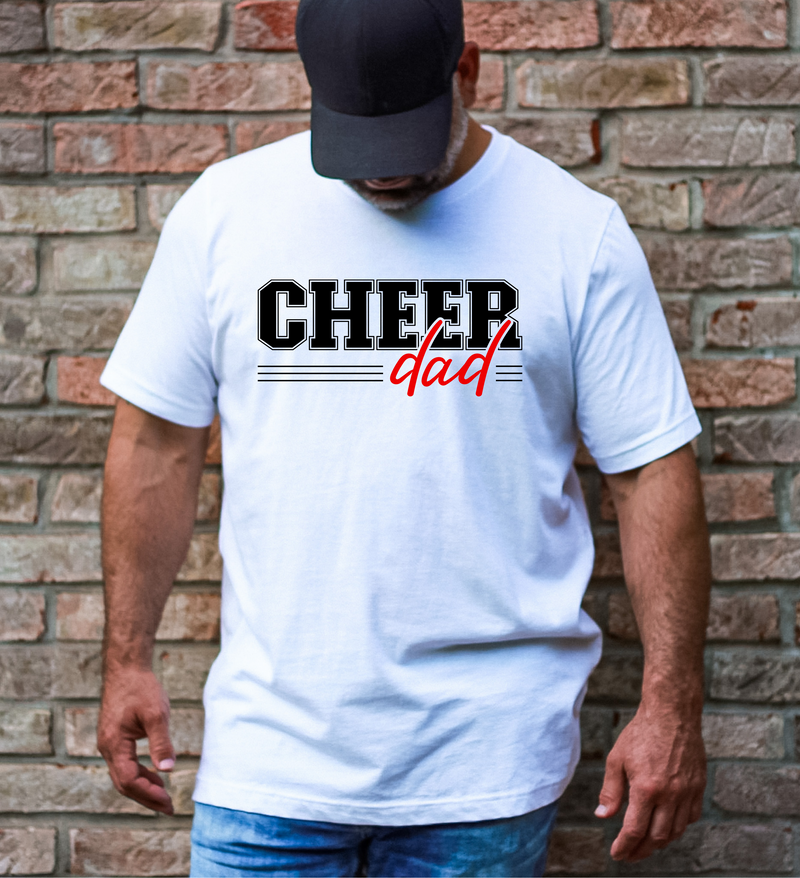 Cheer Dad Black/Red – Mayberry Prints