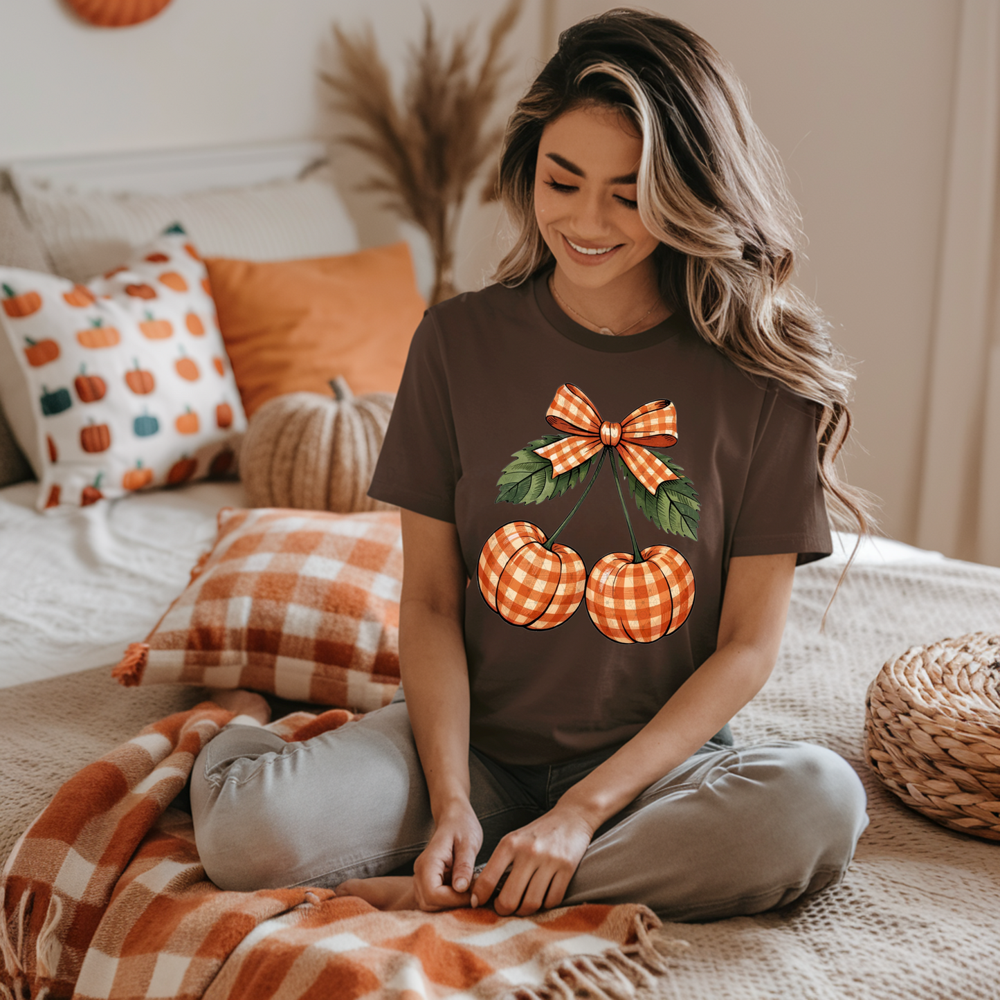 Checkered Cherry Pumpkins