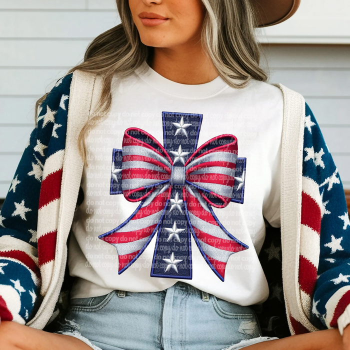 American Cross with Bow
