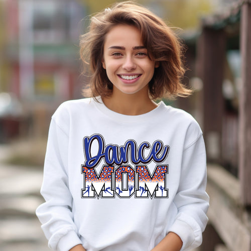 Load image 1 in gallery view. Dance Mom Blue/Red