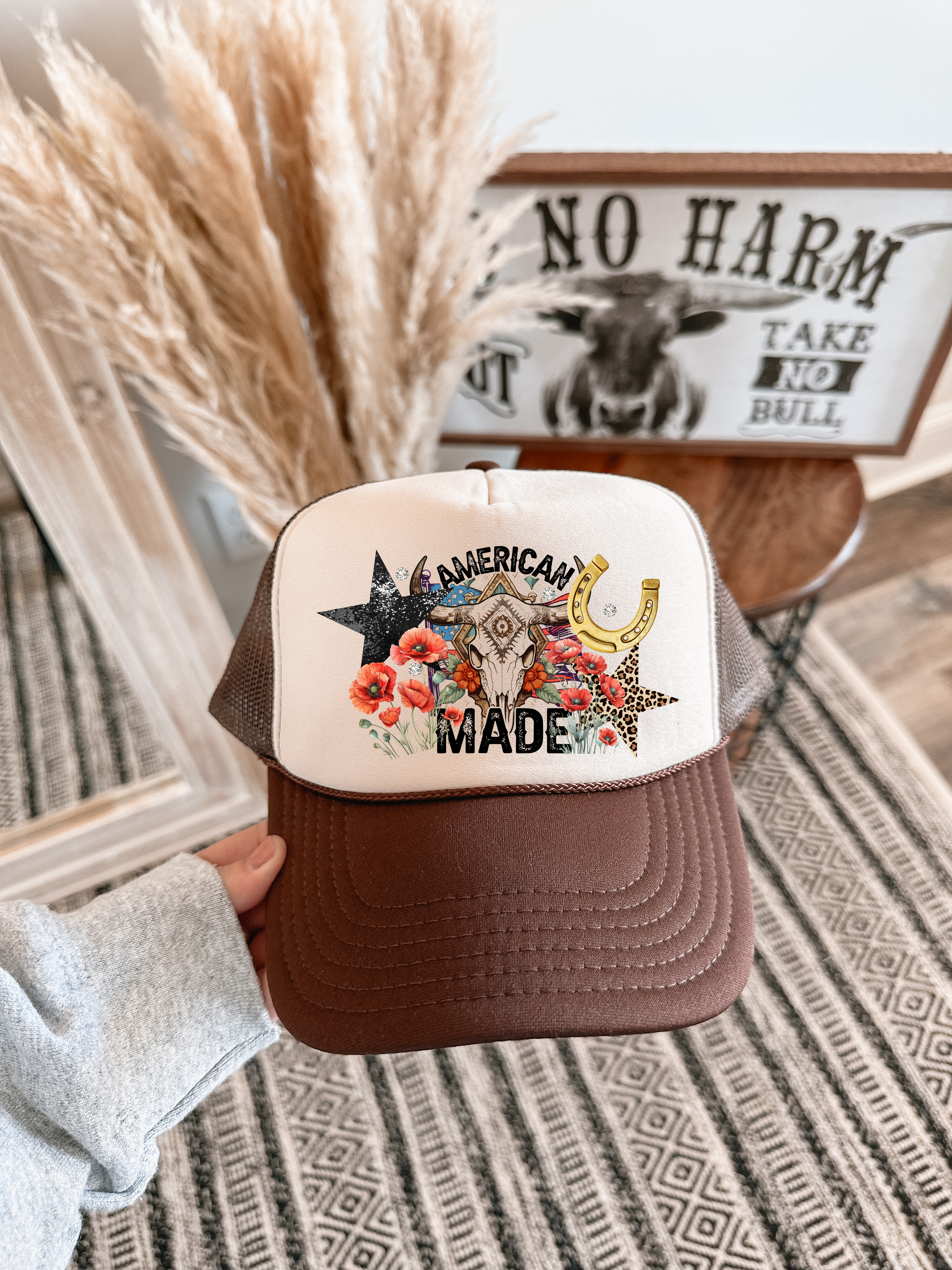Western American Made - Trucker Hat Print