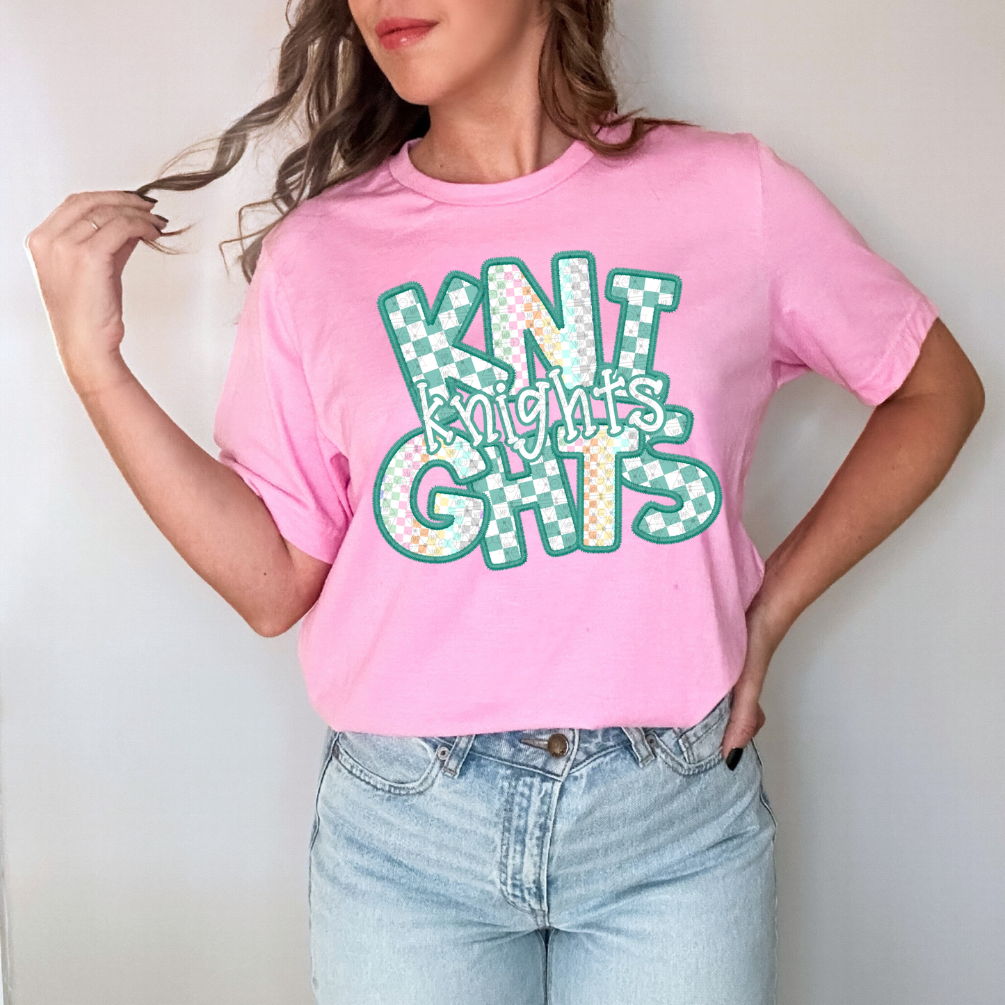 Checkered Teal Knights