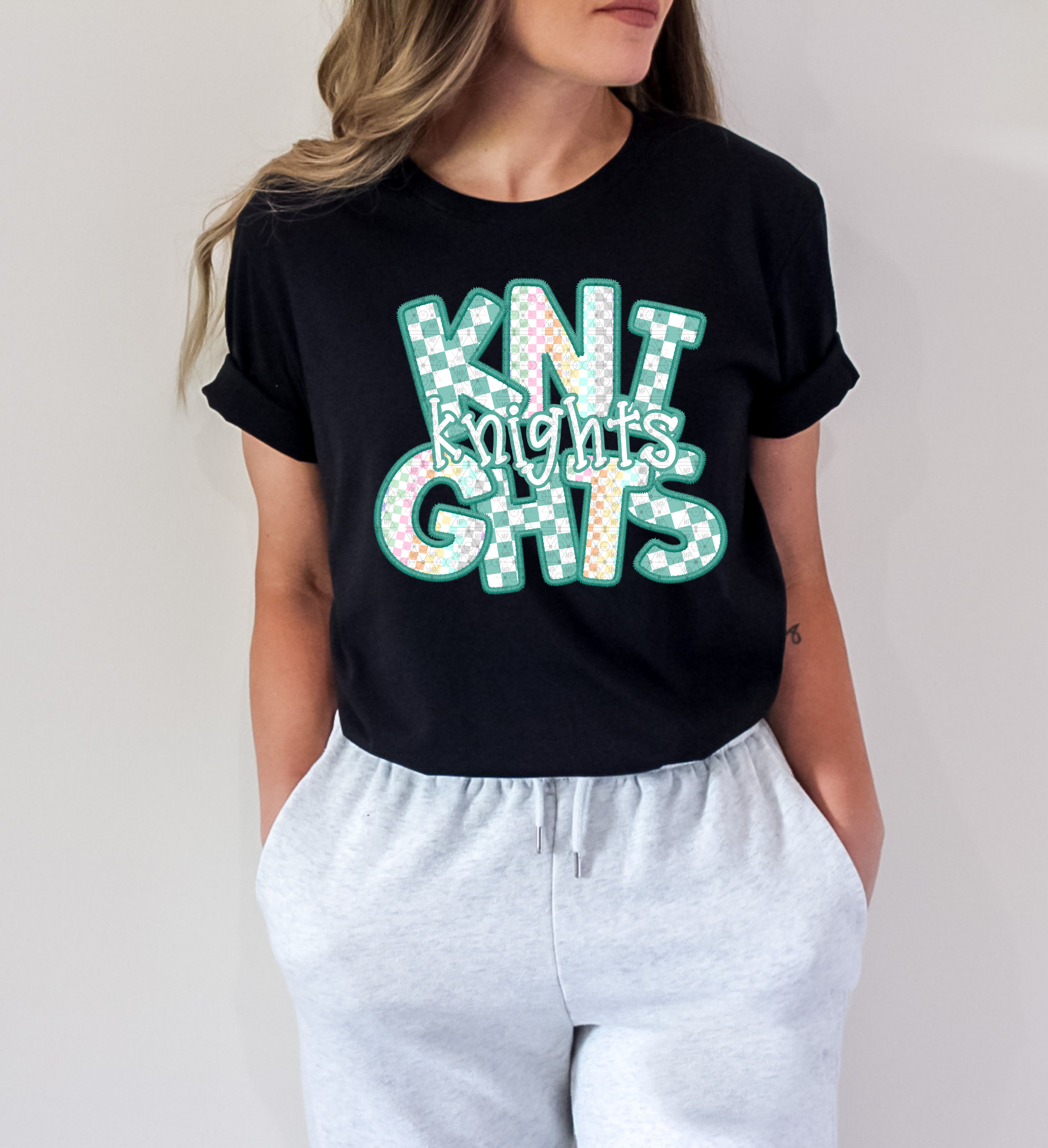 Checkered Teal Knights