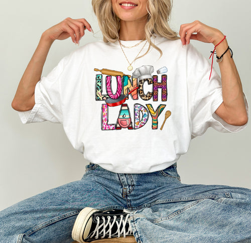 Load image 1 in gallery view. Lunch Lady Cute