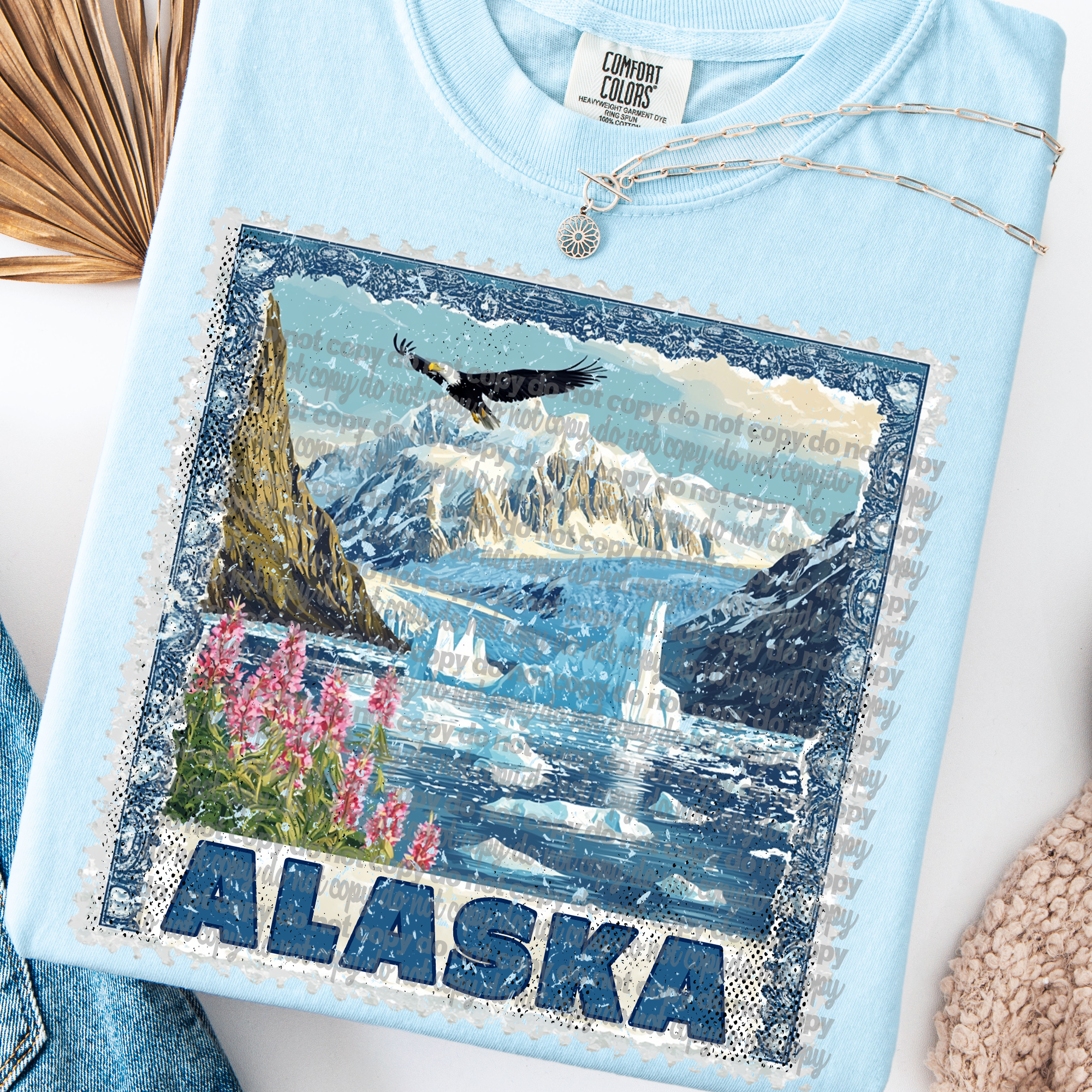Vintage Stamp Alaska