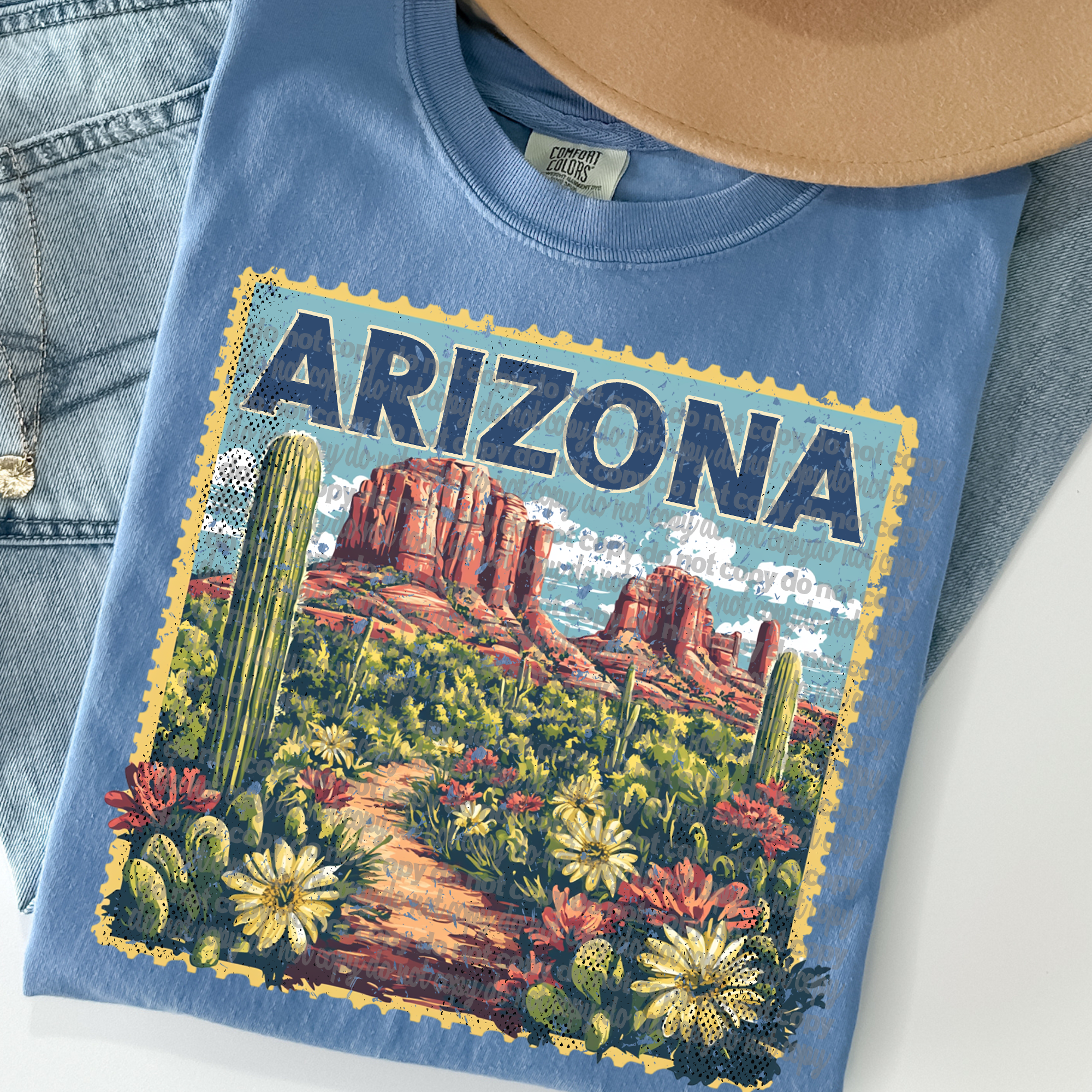 Vintage Stamp Arizona